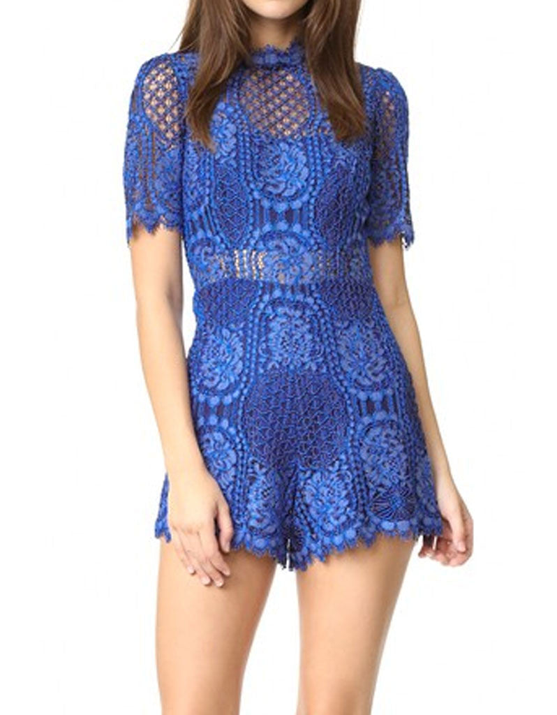 Alexis Blue Romper