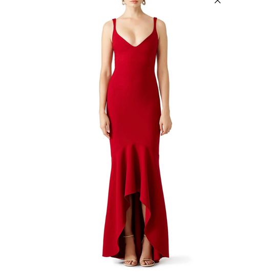 Cinq a Sept Red Gown